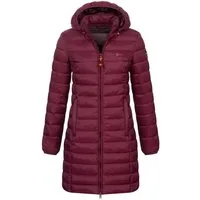 Geographical Norway Steppmantel Damen Herbst Jacke Steppjacke Outdoor leicht Kapuze Übergangsjacke