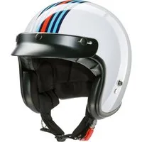 Redbike Motorradhelm RB-732 M-RACING Jethelm, Ratschenverschluss, ECE 22.06