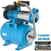 Güde Hauswasserwerk MP 120/5A 24 LT, 1300 W, 5400 l/h Fördervolumen, max Ansaughöhe 7,5m, 24 l Kesselinhalt