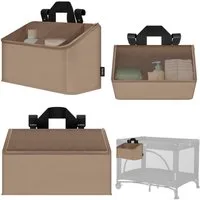lionelo Betttasche SIDEPOCKET MEDIUM (Set, Multifunktionaler Organizer für Kinderbetten), 3Fächer/tragbar/universal/verstärkt/leichtzu reinigen