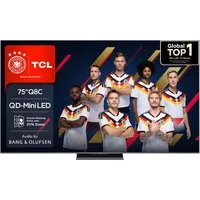 TCL 75Q8CX7 Mini-LED-Fernseher (189 cm/75 Zoll, 4K Ultra HD, Smart-TV, Google TV, Audio von Bang & Olufsen, Smart TV, Apple TV, 144Hz, 4K, Dolby Vision)
