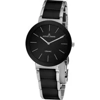 Jacques Lemans Keramikuhr Monaco 42-7A, Quarzuhr, Armbanduhr, Damenuhr, gehärtetes Crystexglas