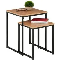 relaxdays Beistelltisch 2er Set (2er Set), C