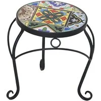 Annastore Blumenhocker Blumenständer Blumenhocker aus Metall Pflanzenhocker, Pflanzenständer