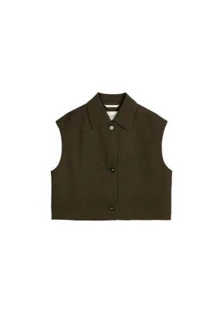 Marc OPolo Casual - MTCWI_Indoor Vests Mossy Earth - Gr. - 42