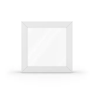 Fenster Weiß, PVC, aluplast Ideal 4000, 510 x 510 mm, einteilig, festverglast, individuell konfigurieren