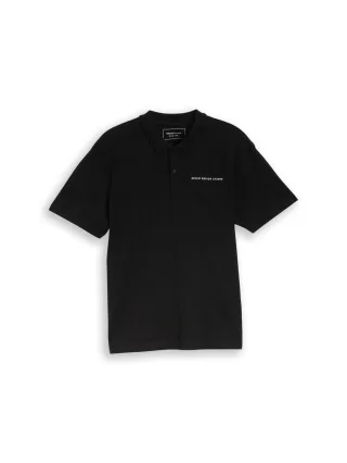 Denim Tom Tailor - Relaxed Fit Poloshirt aus Baumwolle black - Gr. - L
