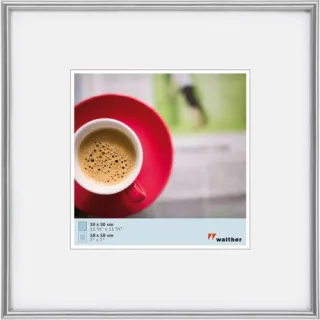 Walther Galeria 30x30 Kunststoff silber KS330H