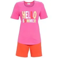 Ringella Shorty Damen Schlafanzug Pyjama kurz (2 tlg) Baumwolle
