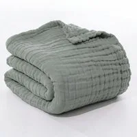 Wohndecke Musselin Decke, JASLIFE, Sommerdecke,100% Baumwolle