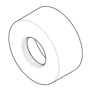 Dornbracht Rosette 70x32 chrom 092789017-00 32 mm Chrom