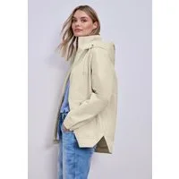 STREET ONE Parka mit seitlichen Zipper‑Taschen und Nieten‑Details an den Ärmeln