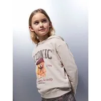 Name It Hoodie NKFRYCCA LS NREG SWEAT WH BRU BOX