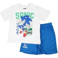 Sonic The Hedgehog Pyjama SONIC Kinder Schlafanzug kurzes Pyjama 2-8 Jahre SONIC JUNGEN SCHLAFANZUG KURZ
