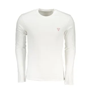 Guess Jeans Weißes Baumwoll-Herren-T-Shirt