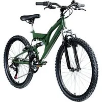 Galano Mountainbike FS180, 18 Gang, Kettenschaltung, Jugendfahrrad ab 8 130-145 cm MTB Fully Fahrrad Mädchen Jungen