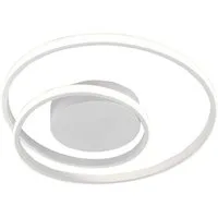 Reality Leuchten LED Deckenleuchte Zibal, Dimmfunktion, LED fest integriert, Warmweiß, Switch Dimmer, dimmbar über Wandschalter (100%/50%/25), Wohnzimmer
