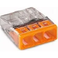 WAGO Verbinder WAGO GmbH& Co. KG Verbindungsdosenklemme 3x 0.5-2.5 orange 2273-203 10