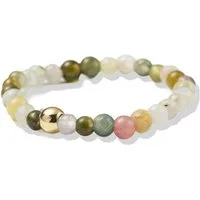 Firetti Fingerring Schmuck Geschenk Damenring Zugband Edelstein, Made in Germany - mit Turmalin
