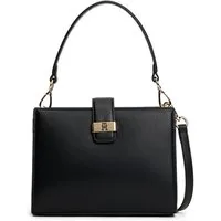 Tommy Hilfiger Satchel TH HERITAGE MINI SATCHEL, Damen Umhängetasche, Tragetasche, Schultertasche mit Logo