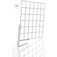 Ruco Regalelement Regalbodenteiler, 4-tlg., Stapelhilfe, einfach einklemmbar, Made in Germany