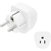 Hama Reiseadapter Typ A und Typ B, 3-polig, für Geräte aus 00223458 Reiseadapter