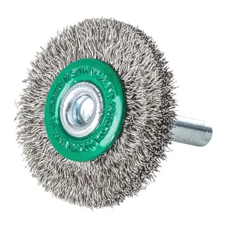 Milwaukee Rundbürste für Geradschleifer, gewellt, Edelstahl 30 x 6 x 0,2 mm, 6 mm Schaft - 4932501700
