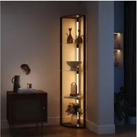 HOMCOM Stehlampe LED Stehleuchte mit 3 Helligkeitsstufen Fußschalter, dimmbar, mehrere Helligkeitsstufen, Ein-,Ausschalter, LED fest integriert, Warmweiß, für Wohnzimmer Schlafzimmer Schwarz
