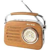 BLOW Mobiles analoges AM/FM Bluetooth Radio RA3 Retro-Radio (Batterie- und Netzstromversorgung)