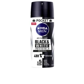Men Black &amp White Invisible Deo Vapo 100 ml