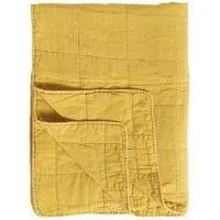 Wohndecke Ib Laursen Tagesdecke Quilt Klassisch Gelb (130x180cm), Ib Laursen
