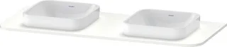 Duravit Happy D.2 Plus Konsole Weiß Seidenmatt 1300x550x16 mm - HP032KB3636 HP032KB3636