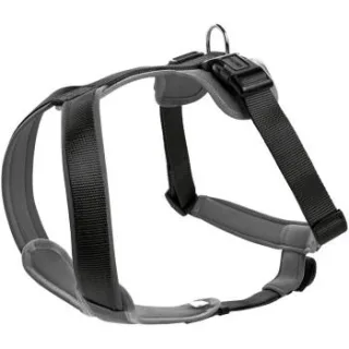 Hunter Geschirr Neopren schwarz/ grau M