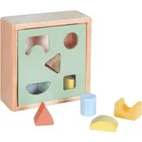 Steckbox mit 15 Steinen aus Holz