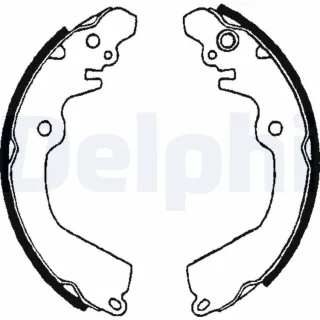 Delphi Bremsbacken hinten Mitsubishi Carisma Colt Galant Lancer Space