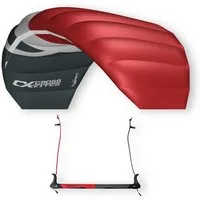 CrossKites Flug-Drache Lenkmatte Boarder R2F Trainerkite Lenkdrachen mit Bar und Kitekiller, R2F Ausstattung (Ready to Fly) inkl. Controlbar, Leinen und Kitekiller