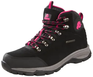 Damen Trekkingschuhe Wildleder Pink