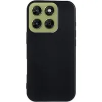 Wigento Handyhülle für Motorola Moto G67 / Moto G77 TPU Silikon Dünn Flexibel Schwarz 6,78 Zoll, Stilvolle TPU Hülle, präzise Aussparungen, schützend