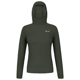 SALEWA - Puez Merino Durastretch Kapuzenpulli Damen - Grün (Gr.40)