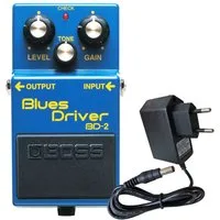 Boss by Roland E-Gitarre Boss BD-2 Blues Driver Effektgerät mit Netzteil