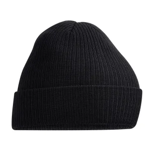 Beechfield - Mütze gerippt für Herren/Damen Unisex (Schwarz)