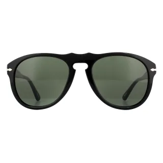 Persol Aviator Mens Schwarz Grün Sonnenbrille