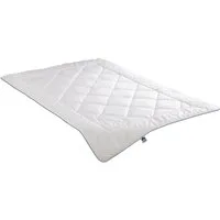 Irisette Naturhaarbettdecke Steppbett Irisette Waschwolle aus Schafschurwolle, Füllung: 100% Schafschurwolle, Bezug: 100% Baumwolle, waschbar bis 40°C, perfekt für Naturliebhaber