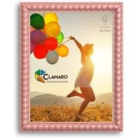Clamaro Bilderrahmen, Bilderrahmen Rosa Bubble nach Maß CLAMARO Holz 20mm