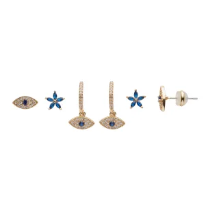 US Polo Assn Jewellery Naomi Gelbgold-Ohrringe