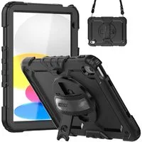 Accezz Tablet-Hülle Accezz Robustes Back Cover mit Schultergurt Apple iPad 11 (2025) 11 Zo