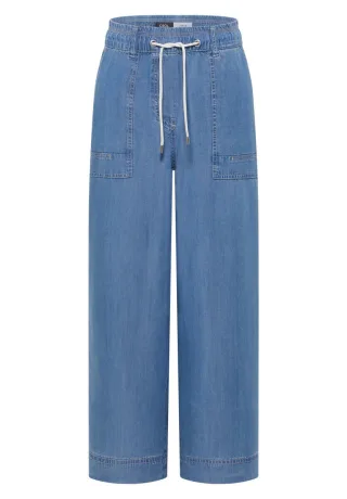 Cecil - Lockere Culotte Hose blau - Gr. - 26