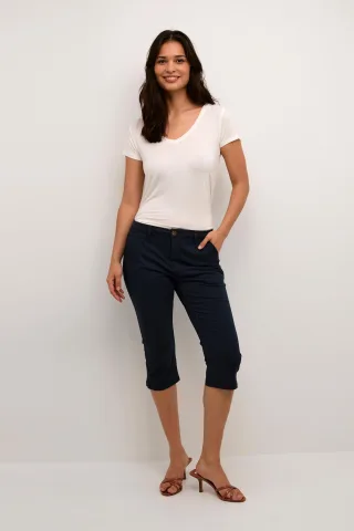 Capri-Hosen Slim/Regulärschnitt Salute blue