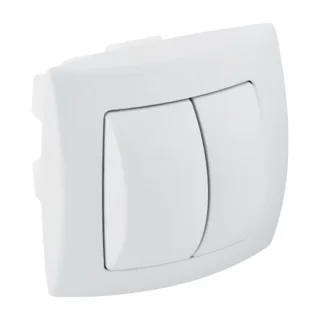 Geberit UP-Drücker für 2-Mengen-Spülung 240572111 zu Public WC, weiß-alpin
