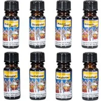 Levandeo® Duftlampe, 8er Set Duftöle Weihnachtsduft je 10ml für Duftlampen Raumduft